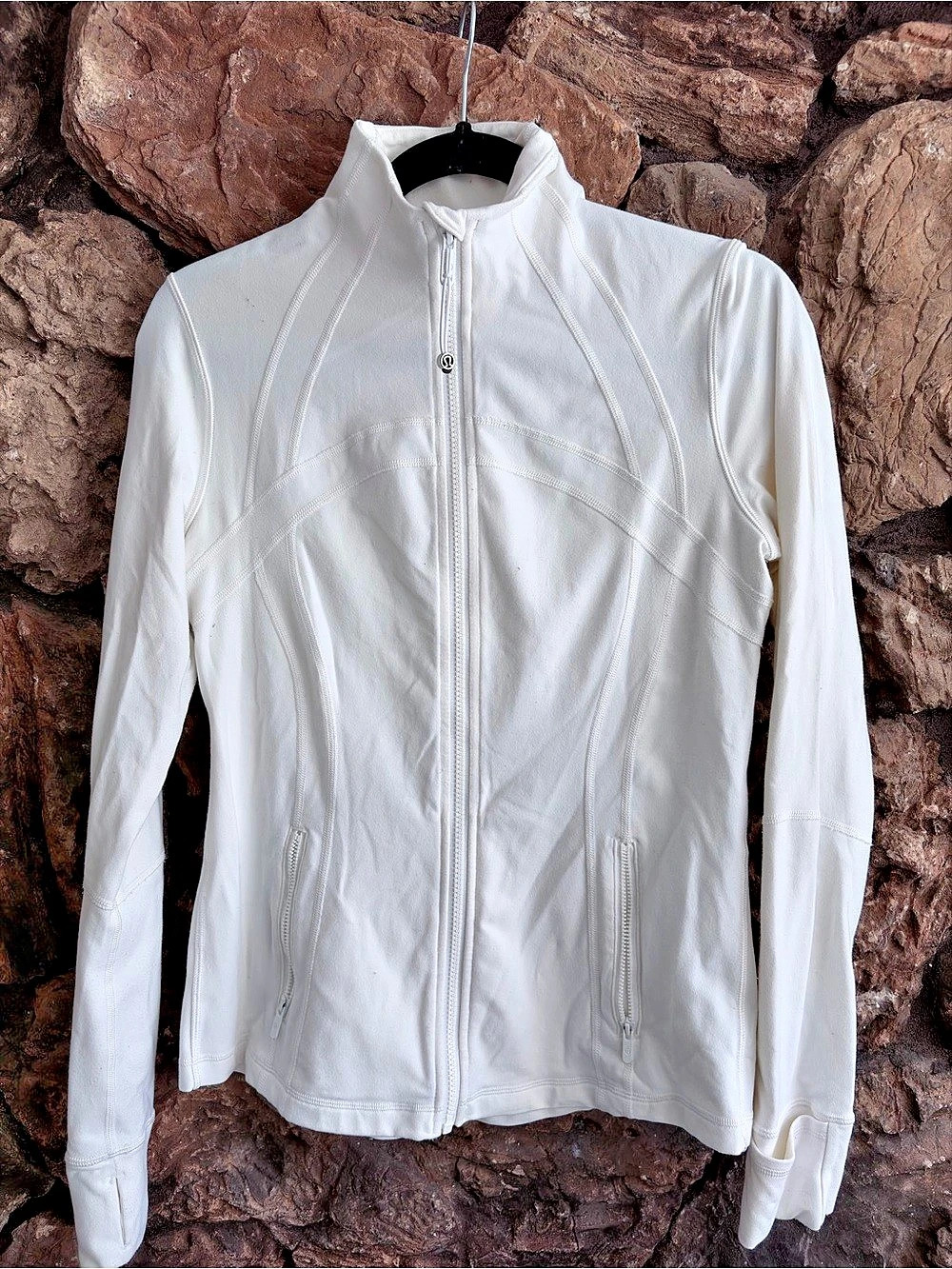 lululemon Define Jacket White Athletic Jacket Size 10